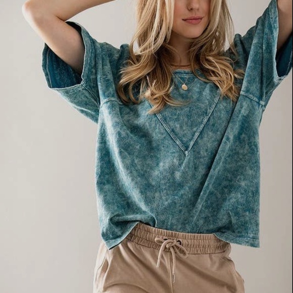 Flutter sleeve top - Picture 2 of 3